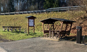 Fahrradreparaturstation am Wanderportal Streitwasser in Betrieb